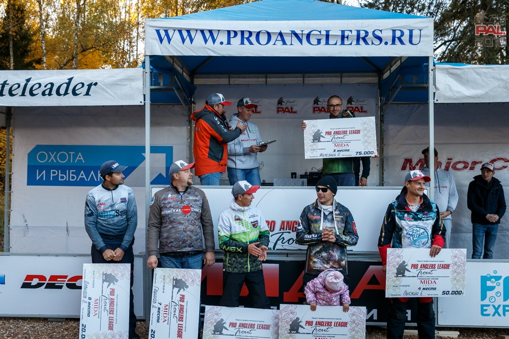 Осенний Турнир Pro Anglers League Trout 2018. Церемония награждения. Фото. Галерея фото 10